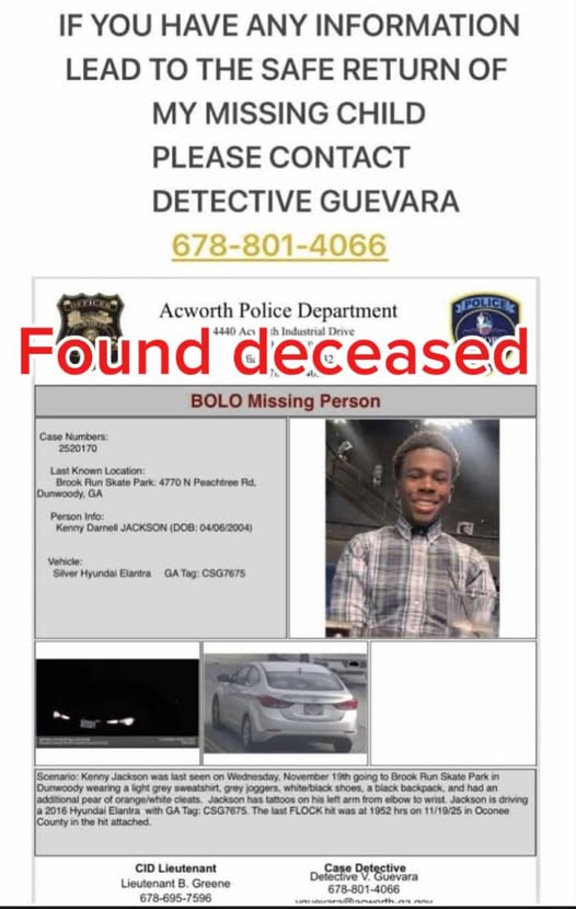 Kenny Darnell Jackson Found Deceased: Investigation Underway In Oglethorpe County,GA